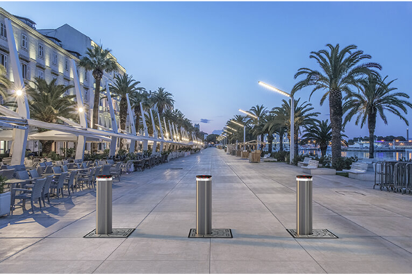 Полуавтоматические болларды 